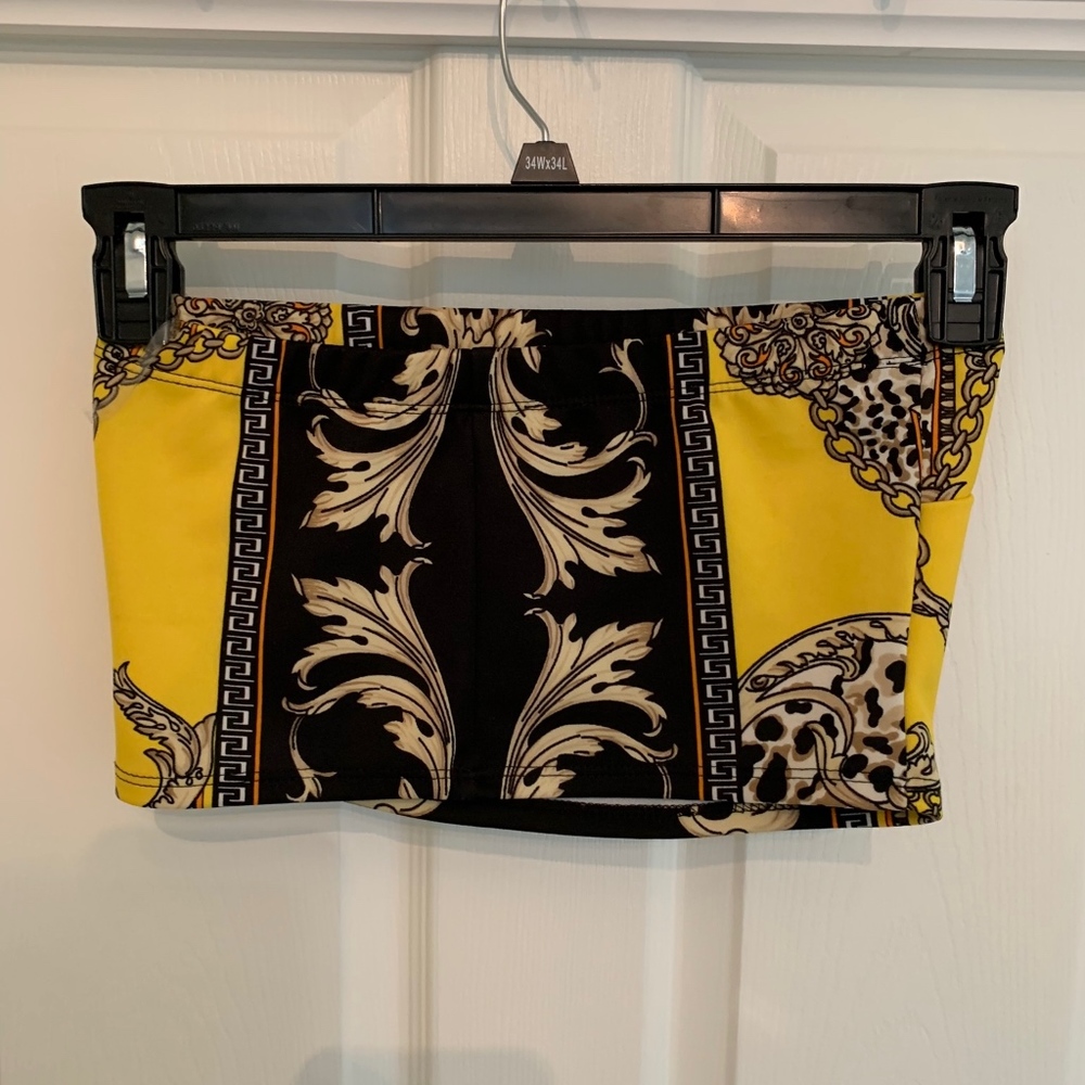 Patterned Bandeau Top - Picture 2 of 2